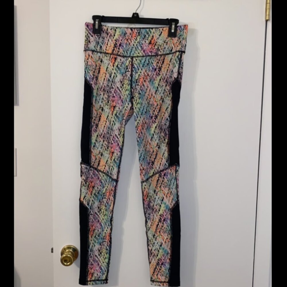 Vs sport knockout rainbow leggings glow in the dark